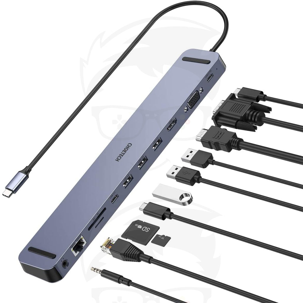 CHOETECH HUB-M20 11 IN 1 USB TYPE C HUB ADAPTER CHOETECH HUB-M20 11 IN 1 USB TYPE C HUB ADAPTER